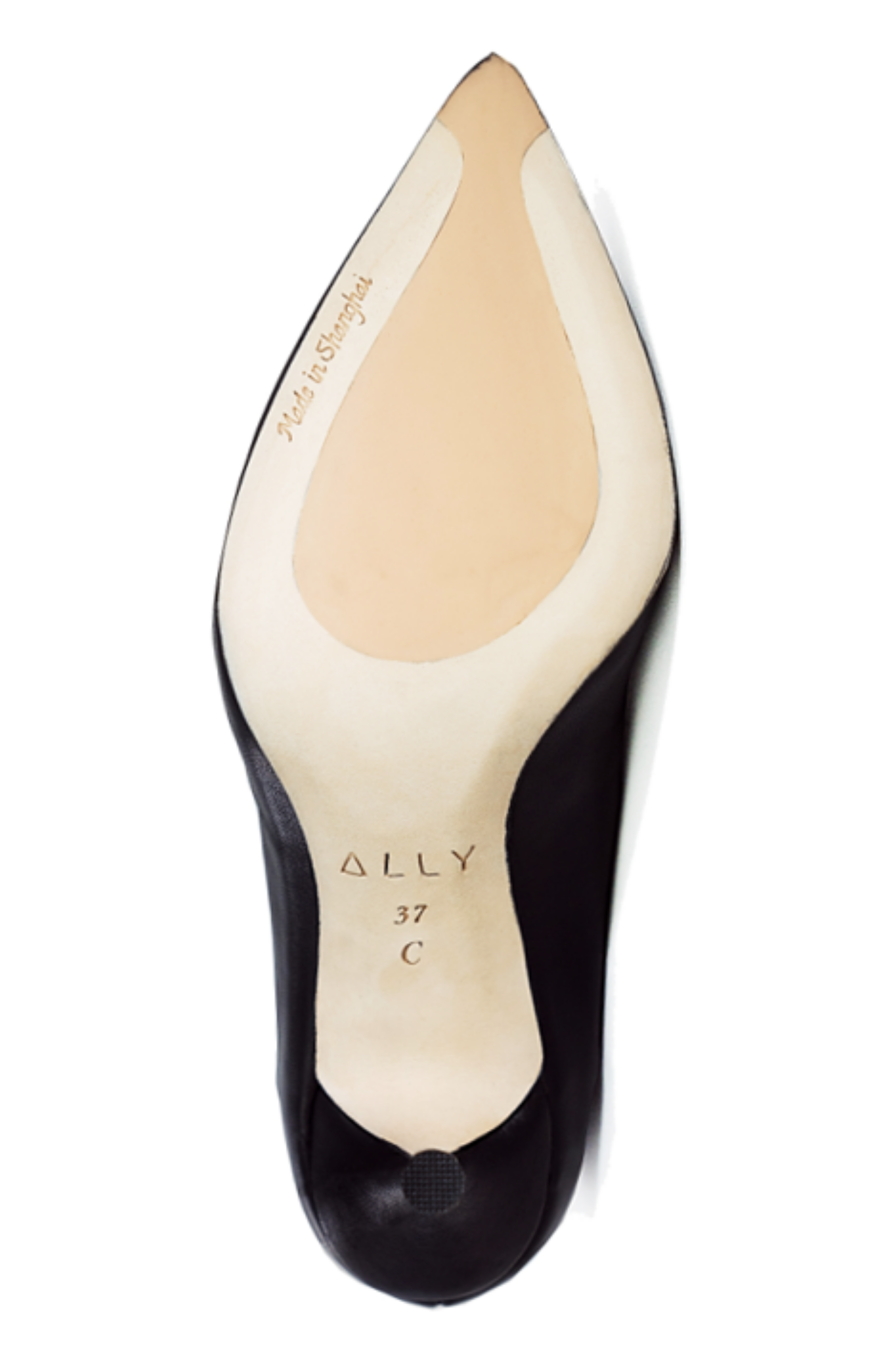 ALLY Shoes Classic Pump, Alternate, color, Black Leather