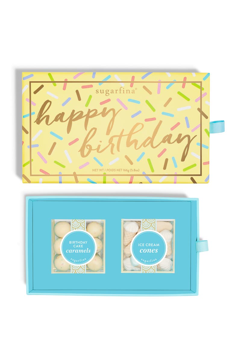 sugarfina Happy Birthday 2-Piece Candy Bento Box, Alternate, color, 