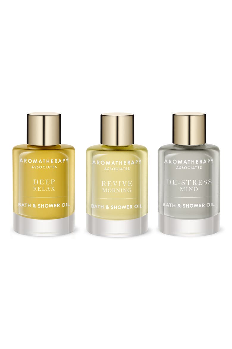Essential Bath & Shower Oil Trio, Main, color, NO COLOR