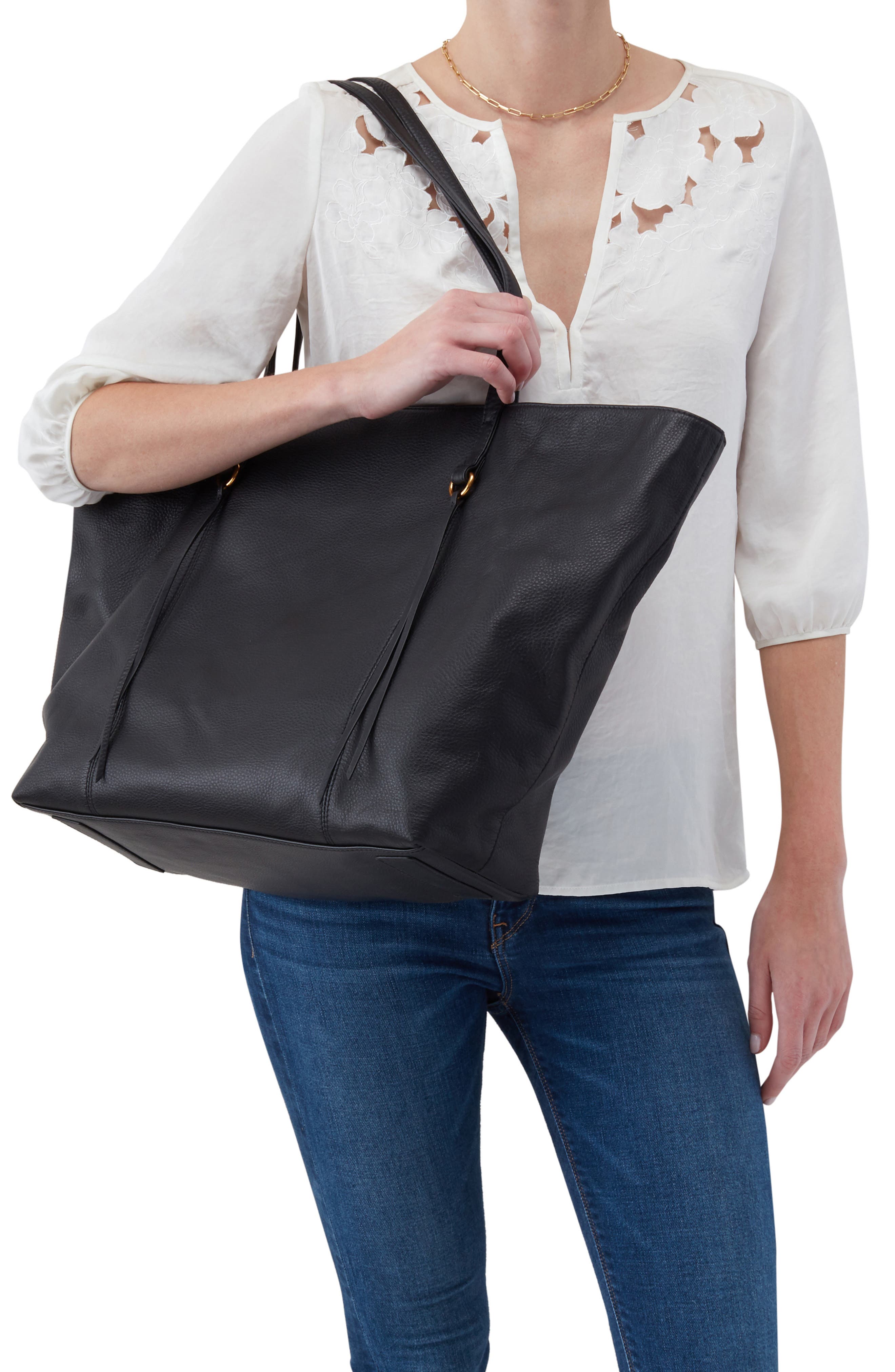 HOBO Kingston Leather Tote, Alternate, color, 