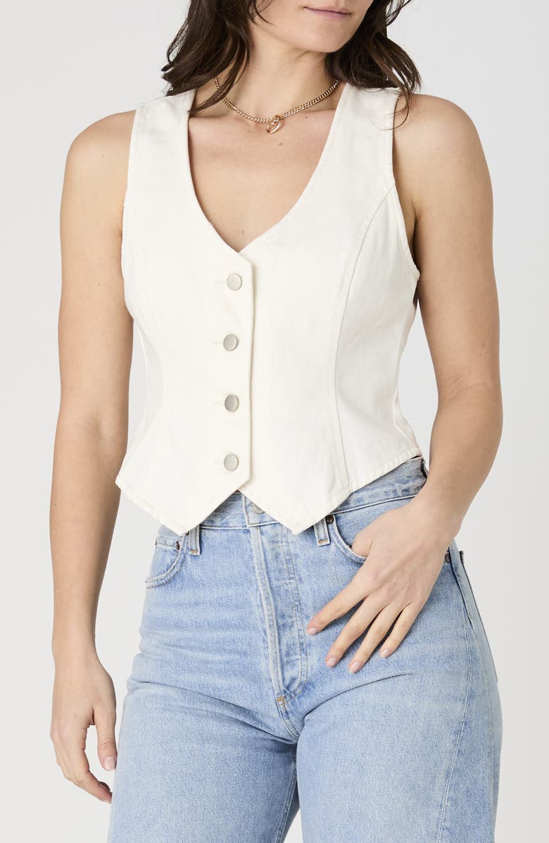 French Connection Denim Vest, Main, color,