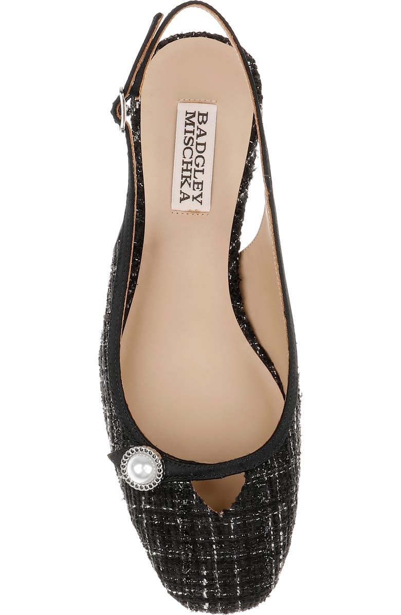 Badgley Mischka Collection Veera Slingback Pump, Alternate, color, Black Multi