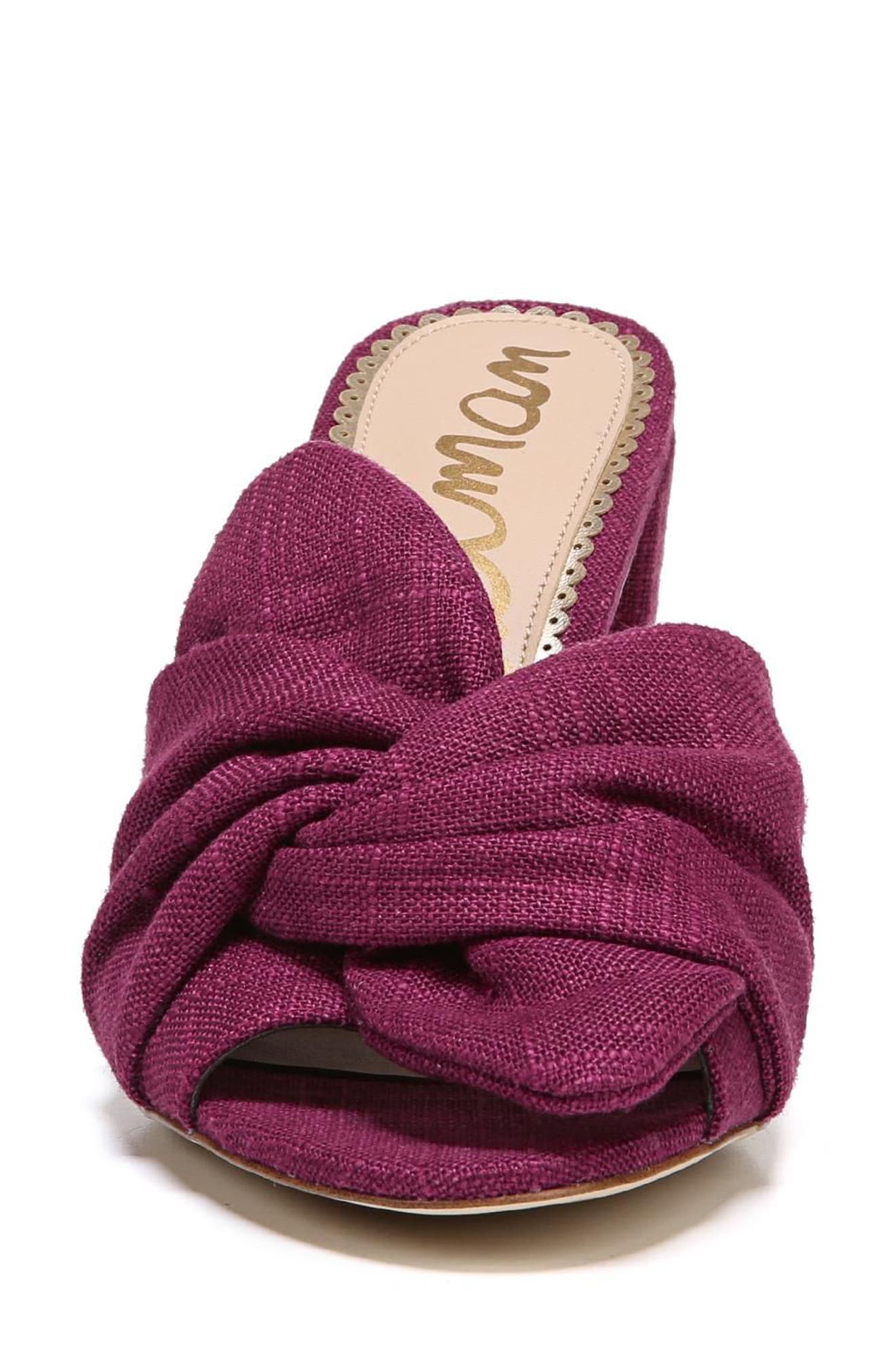 Oda Slide Sandal, Alternate, color, MULBERRY PINK