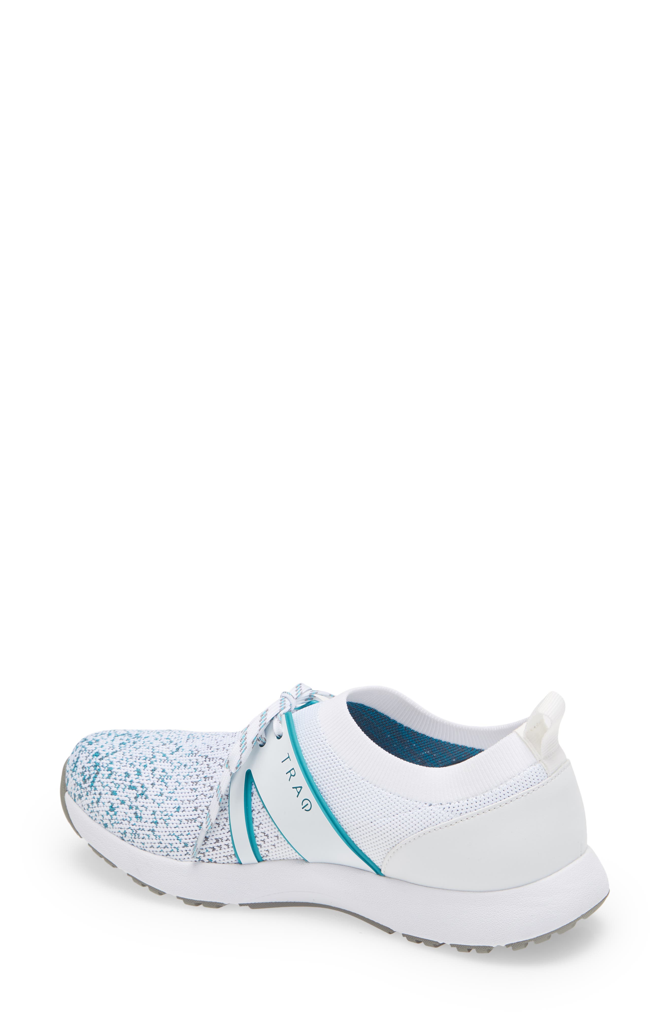 Alegria Qool Water Resistant Knit Sneaker, Alternate, color, WHITE MULTI LEATHER