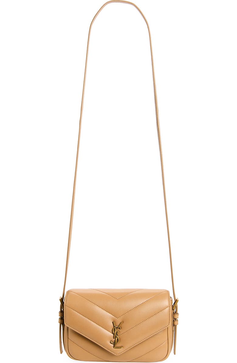 Saint Laurent Toy Loulou Quilted Leather Shoulder Bag, Main, color,