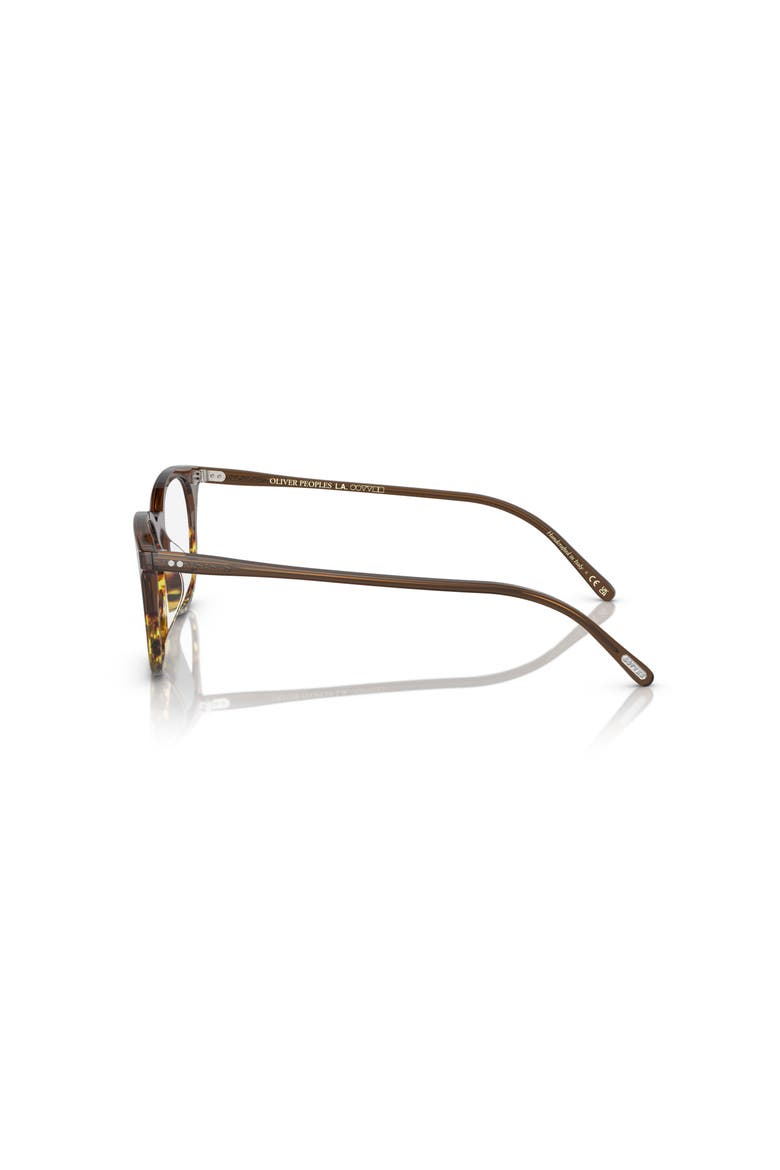 49mm Rectangle optical glasses, Alternate, color, Brown