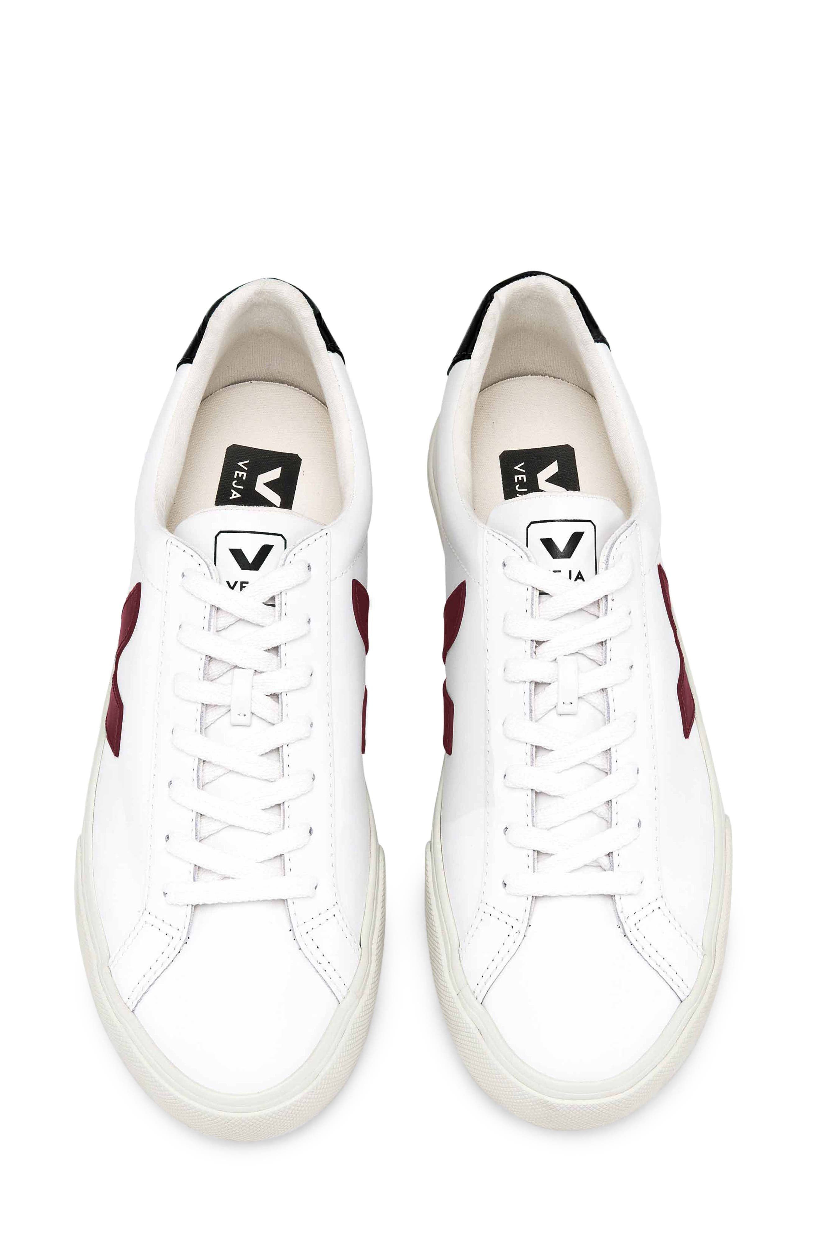Esplar Sneaker, Alternate, color, EXTRA WHITE/ MARSALA/ BLACK