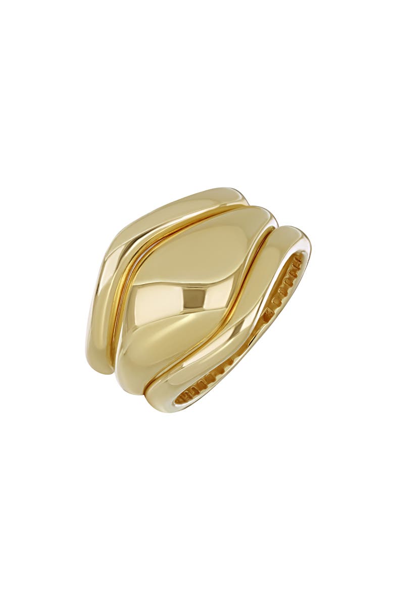 Set of 3 14K Gold Stacking Rings, Main, color, 14K YELLOW GOLD