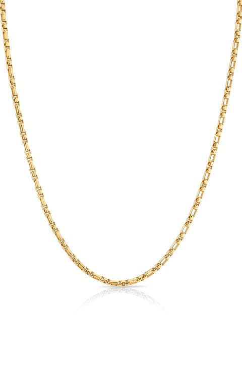 Layer Up Box Chain Necklace