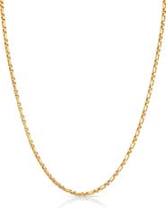Crislu Layer Up Station Box Chain Necklace