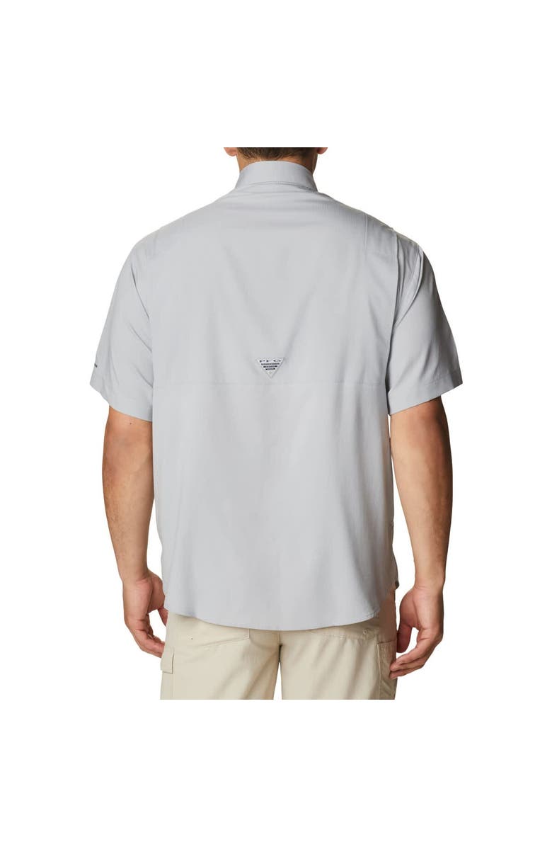 Columbia Men's Columbia Gray Georgia Bulldogs PFG Tamiami Omni-Shade Button-Down Shirt, Alternate, color, 