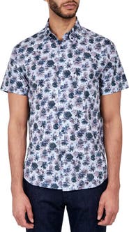 Brooklyn Brigade Quay Watercolor Floral Short Sleeve Shirt