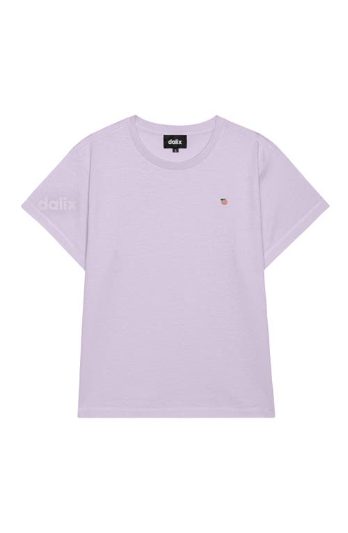 Dalix Womens Lil Peach Lightweight High Waisted Tee In Purple