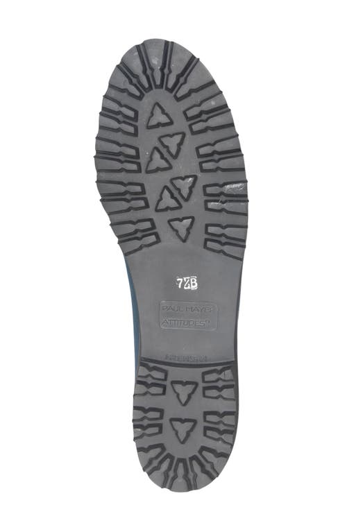 Paul Mayer Bravo Lug Sole Ballet Flat In Blue