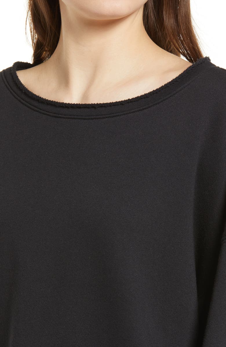Treasure & Bond Raw Edge Sweatshirt, Alternate, color, 