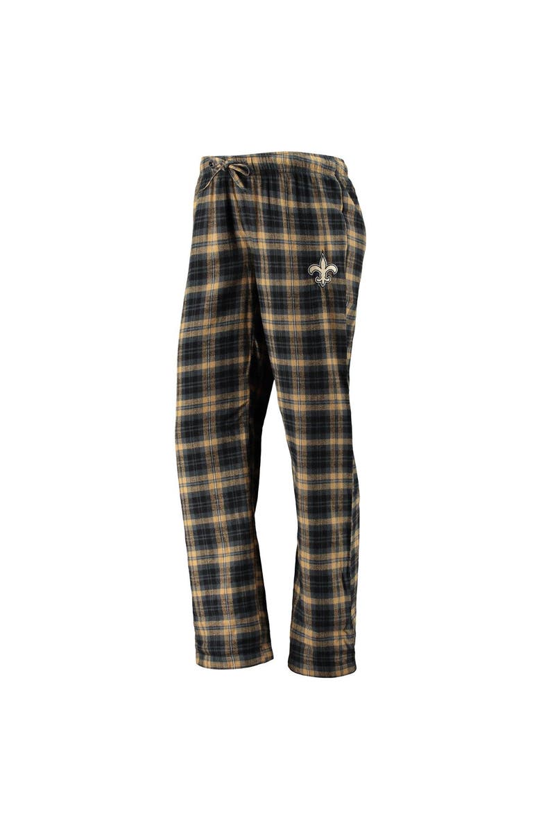 CONCEPTS SPORT Women's Concepts Sport Black/Gold New Orleans Saints Logo T-Shirt & Pants Set, Alternate, color, Black