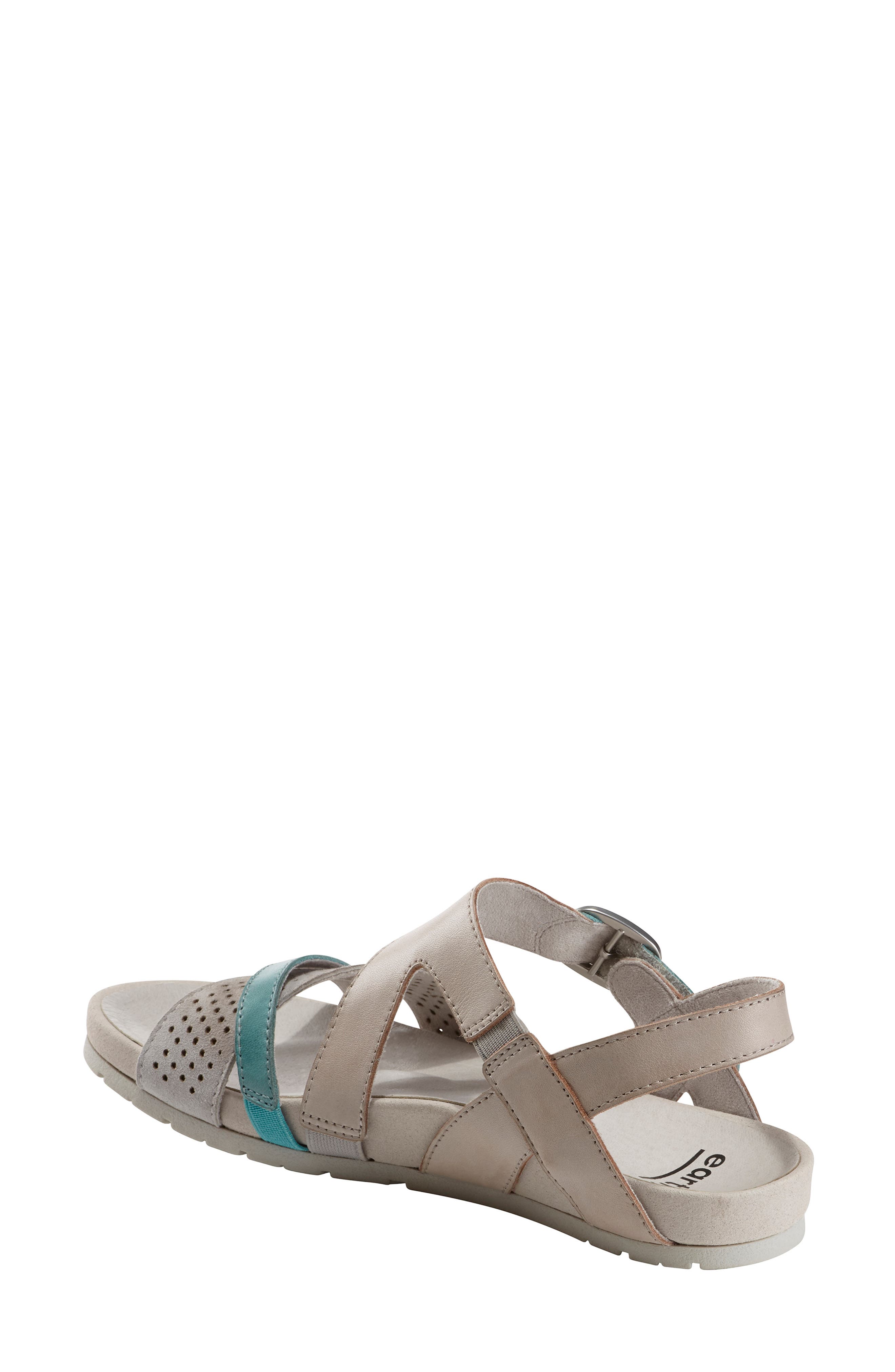Laguna Sandal, Alternate, color, SILVER GREY LEATHER