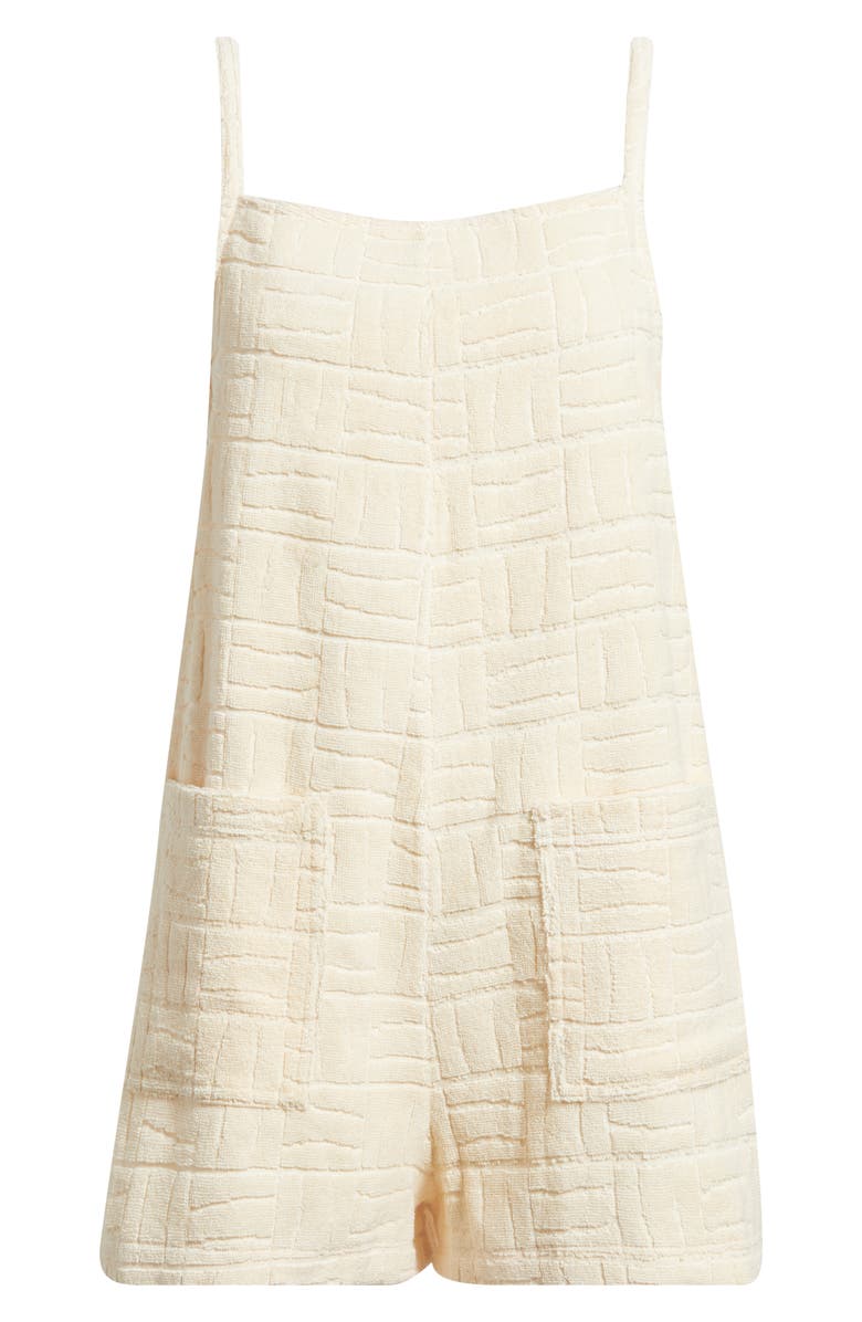 Rip Curl Aloha State Terry Romper, Main, color, Off White