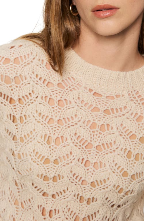 Sanctuary Boheme Open Stitch Sweater In Neutral