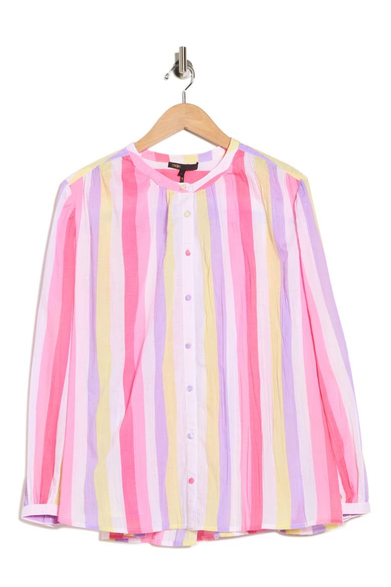 Chi Chi Stripe Button-Up Shirt, Alternate, color, ASSORTED