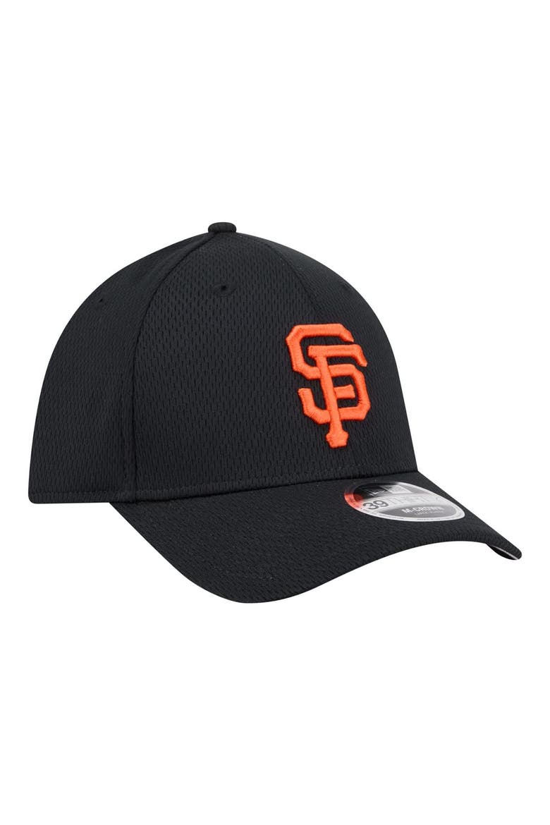 Men's New Era Black San Francisco Giants Dash 39THIRTY Flex Hat, Alternate, color, Black