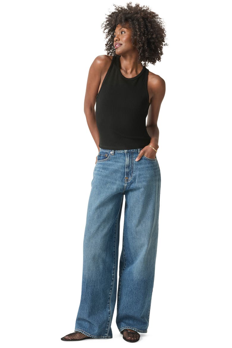 Supersoft Rib Tank, Alternate, color, BLACK