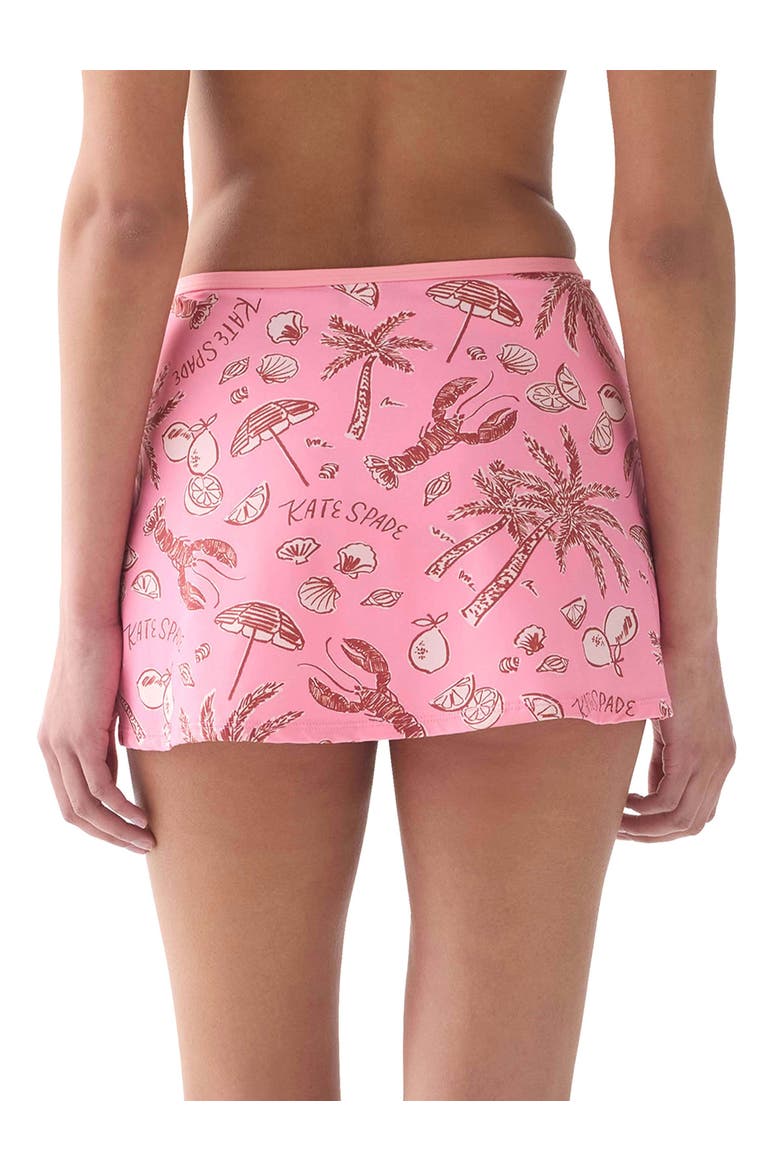 Wrap Swim Skrit, Alternate, color, Guava Slice