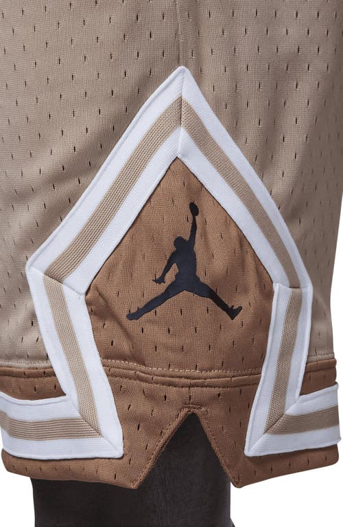 Jordan Sport Big Kids' Dri-fit Diamond Shorts In Brown