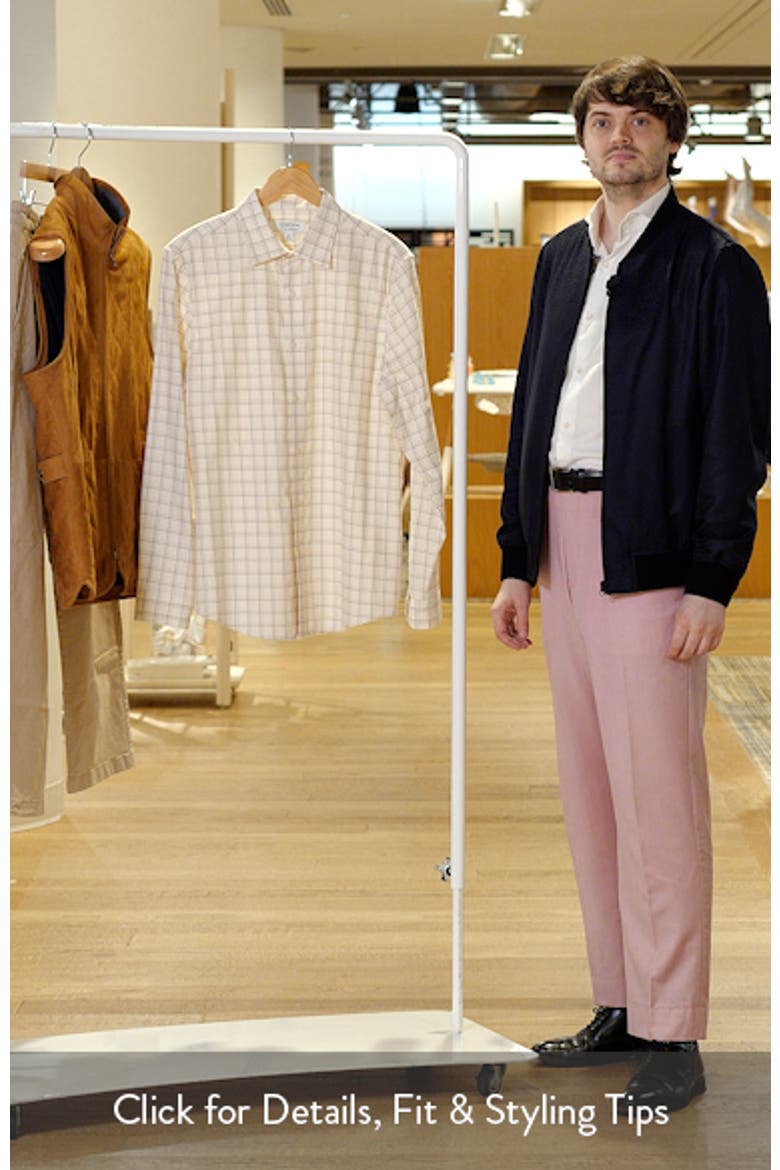 Plaid Cotton & Cashmere Shirt video
