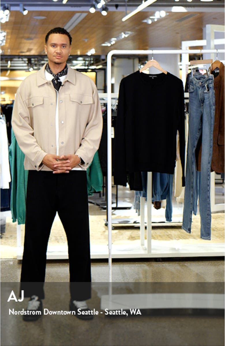 Lording Long Sleeve Notch Neck T-Shirt, sales video thumbnail