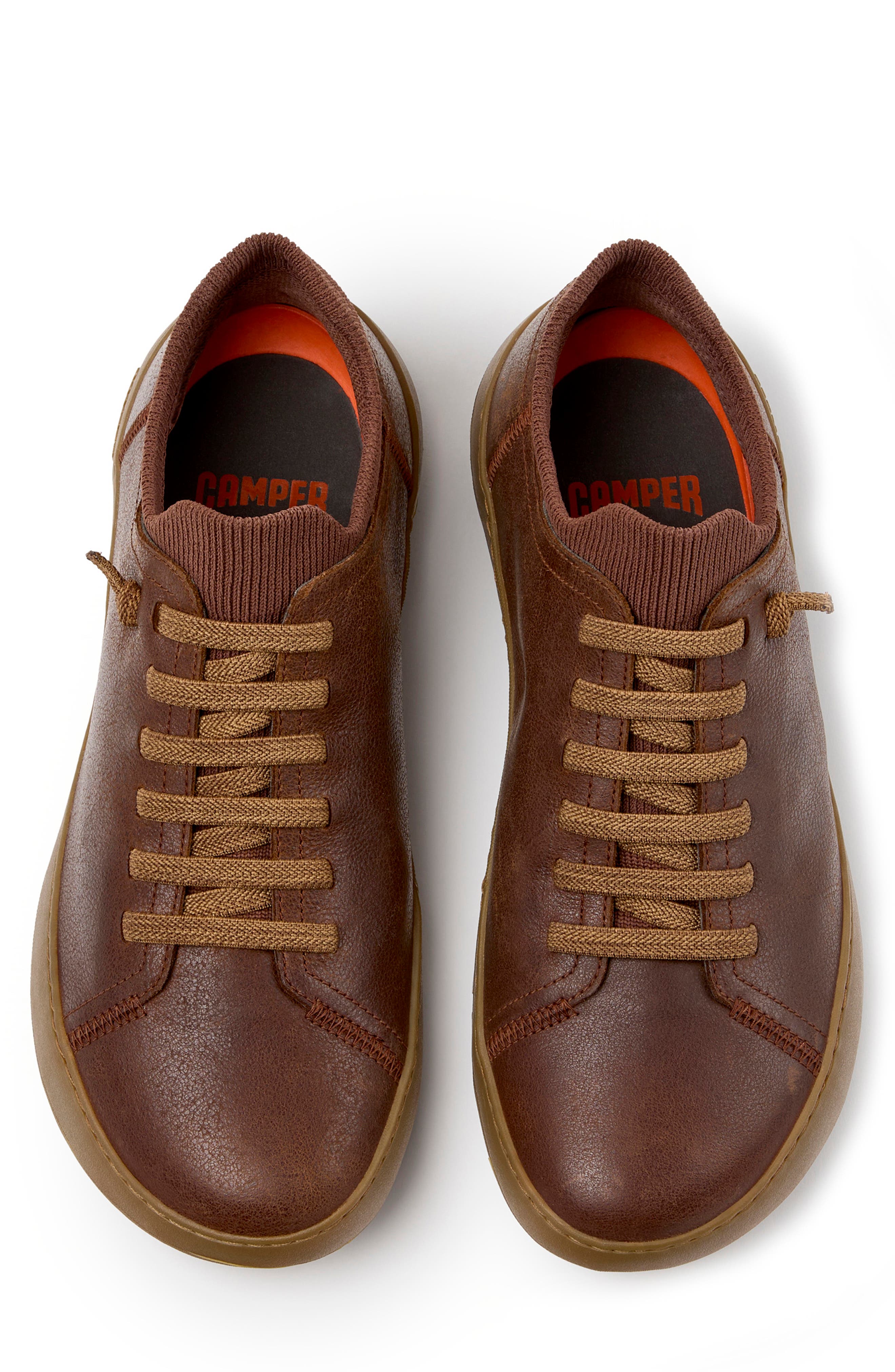 Peu Serra Lace-Up Shoe, Alternate, color, MEDIUM BROWN