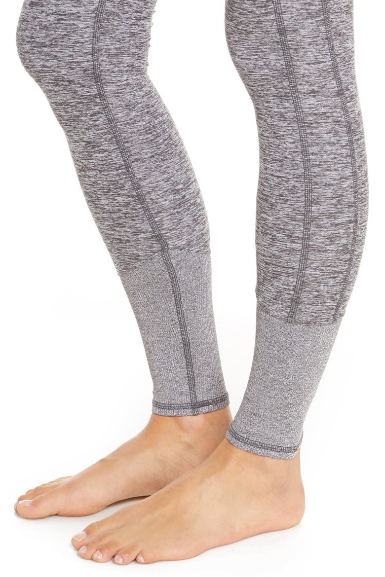 High Waist Lounge Leggings, Alternate, color, DOVE GREY HEATHER MLT
