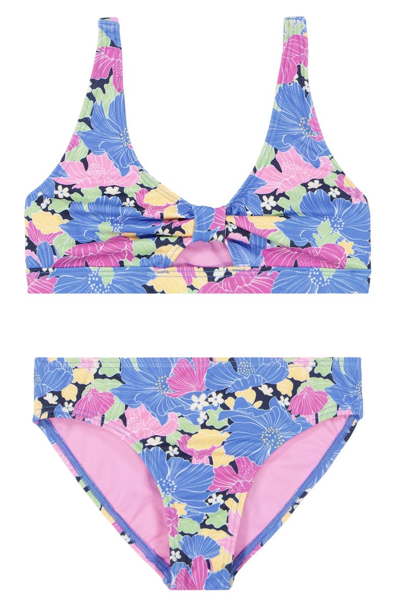 Roxy Kids' Outline Two-Piece Swimsuit, Main, color, 
