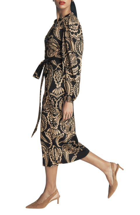 Eli Belted Midi Dress