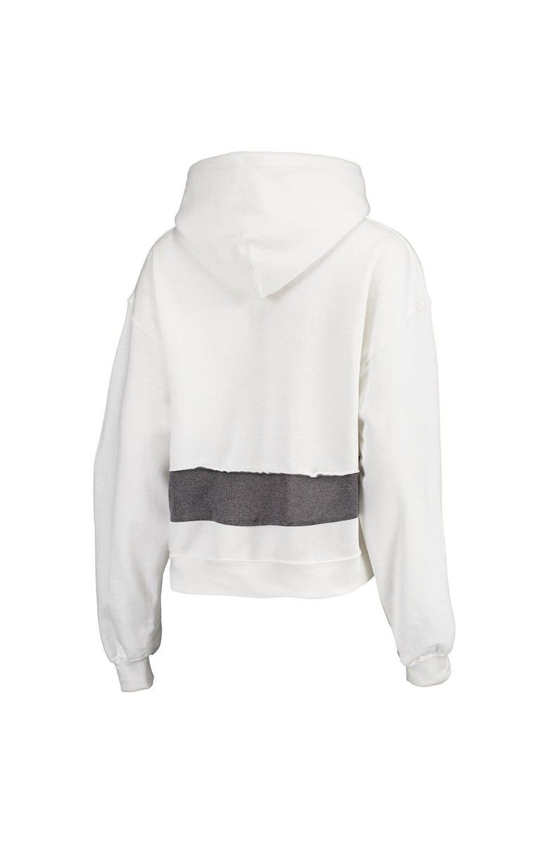 REFRIED APPAREL Women's Refried Apparel White Seattle Seahawks Sustainable Crop Dolman Pullover Hoodie, Alternate, color, White