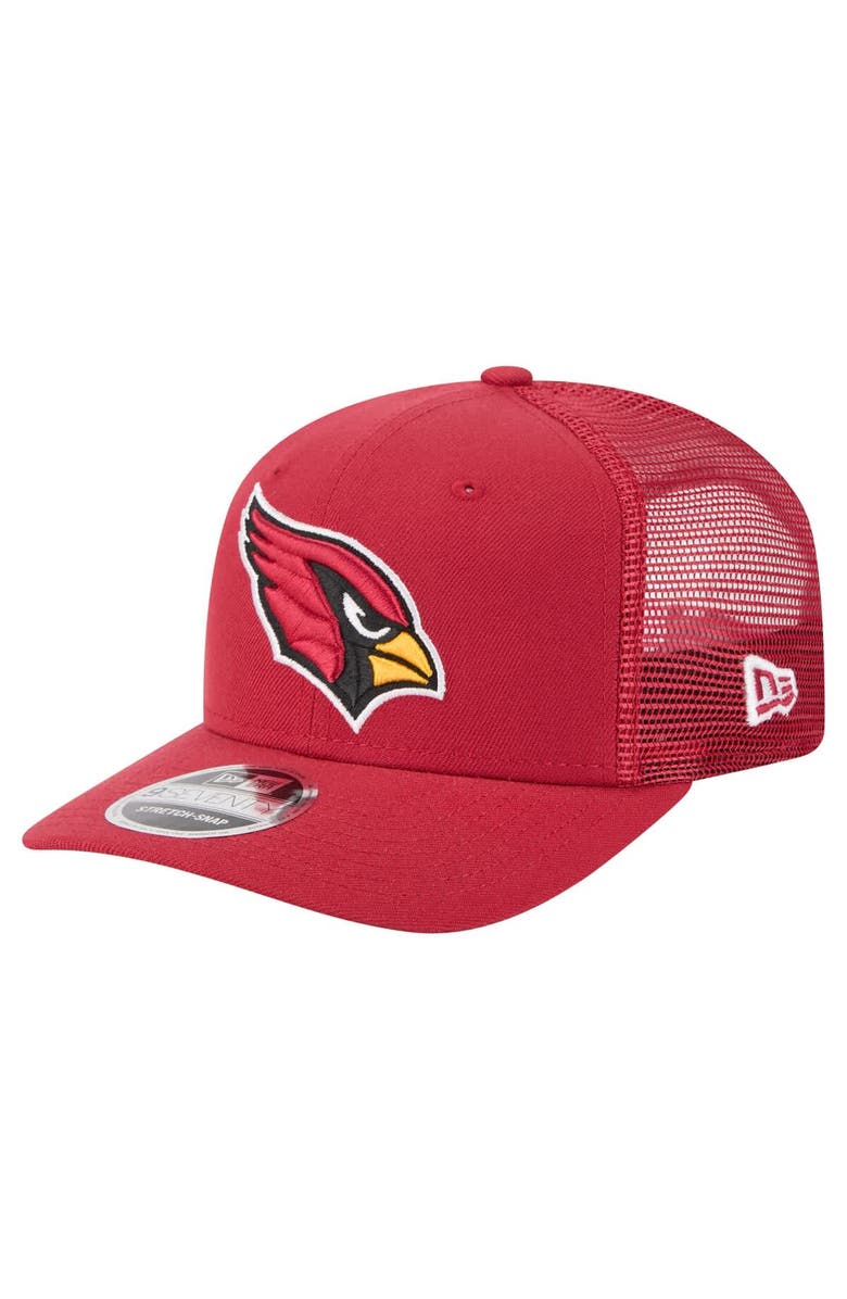 New Era Men's New Era  Cardinal Arizona Cardinals Team Collection 9SEVENTY Stretch-Snap Adjustable Hat, Main, color, Cardinal
