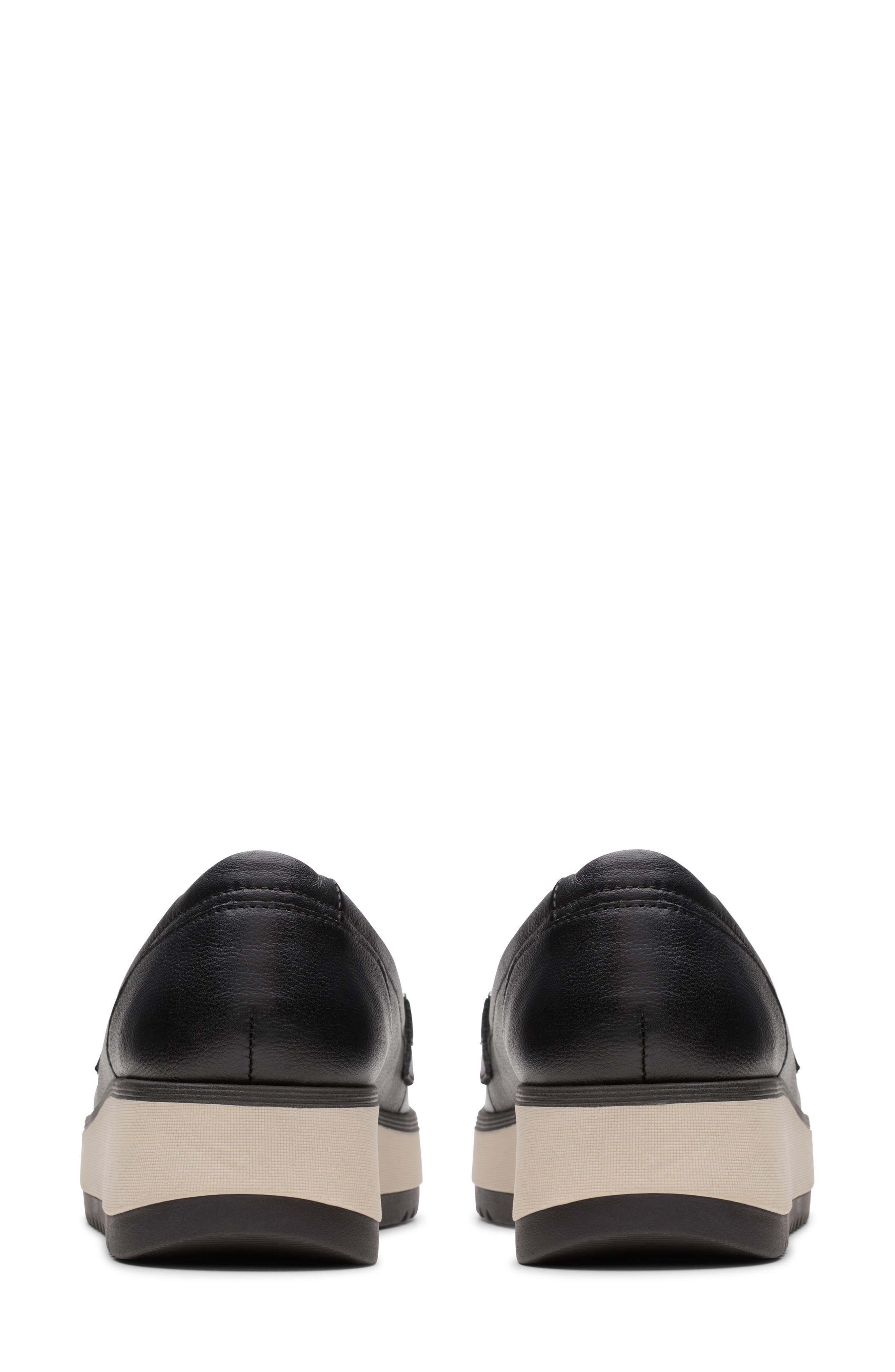 Clarks<sup>®</sup> Zylah Shine Loafer, Alternate, color, Black Leather