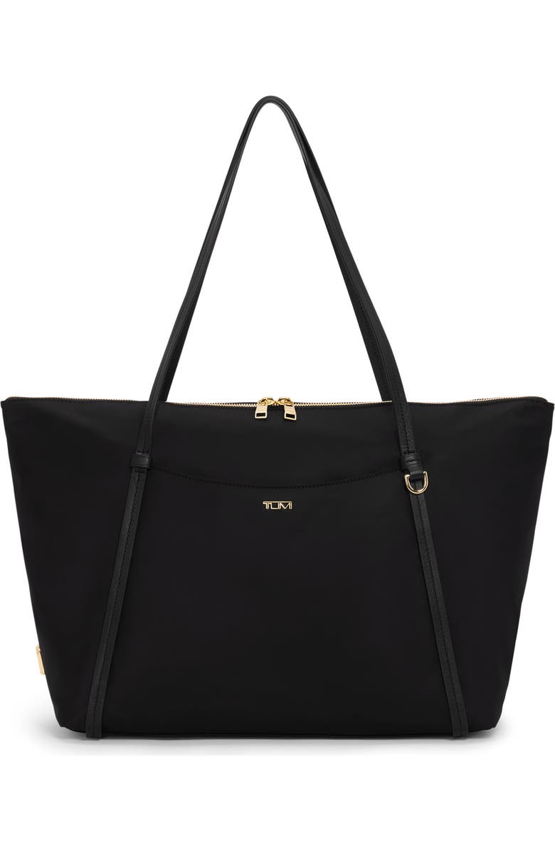 TUMI Q Tote, Main, color, Black/ Gold