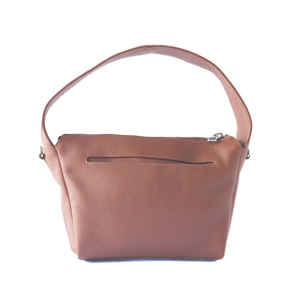 Maina Shoulder Leather Bag, Alternate, color, Tan