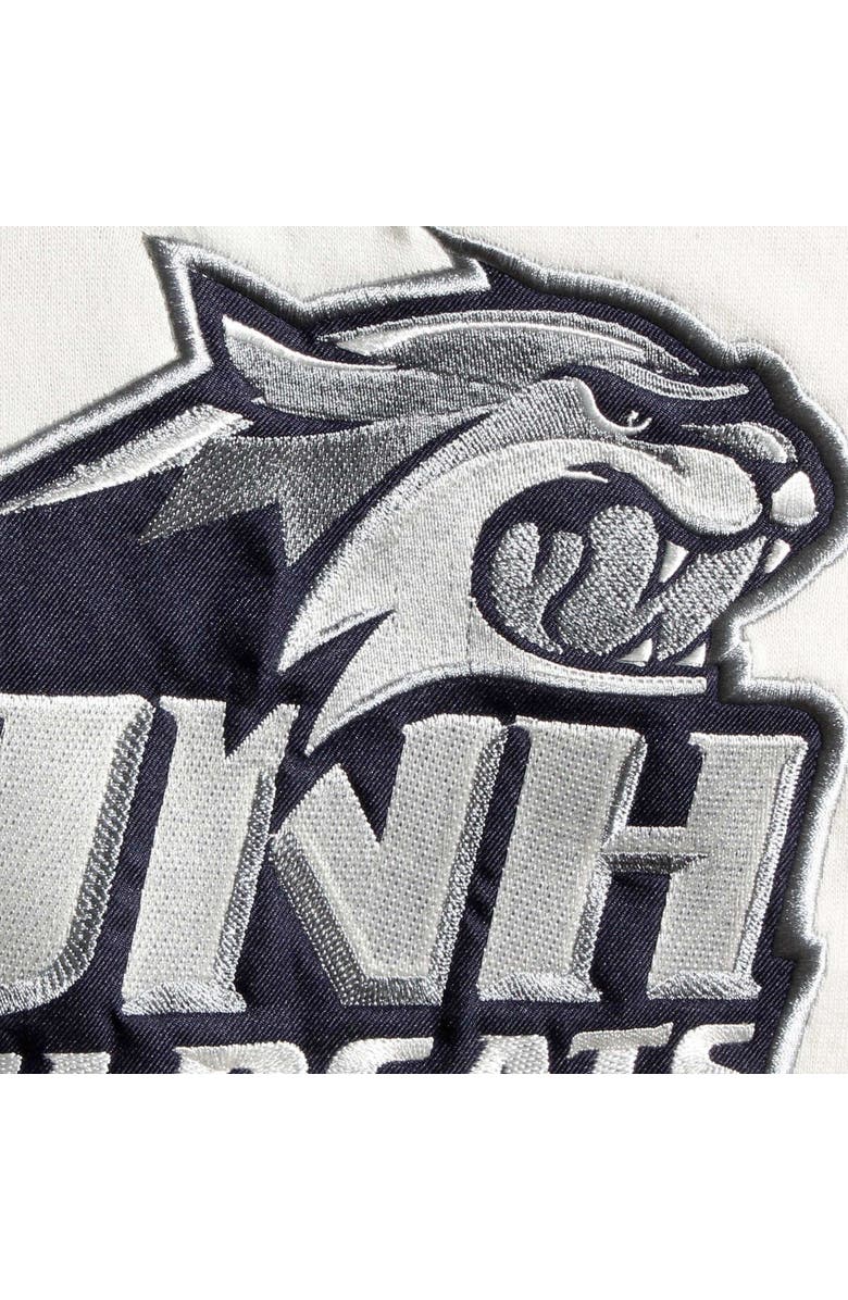 COLOSSEUM Men's Colosseum Cream New Hampshire Wildcats 2.0 Lace-Up Pullover Hoodie, Alternate, color, Cream