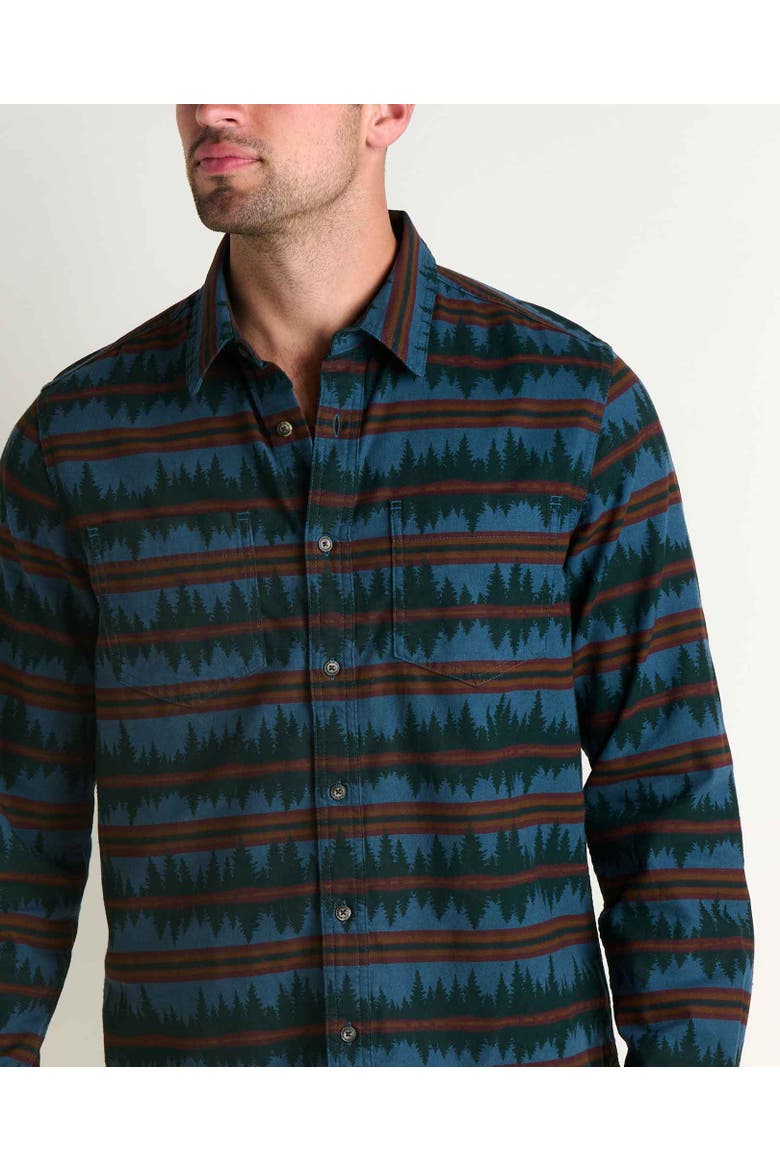 Pinevale Long Sleeve Shirt, Alternate, color, Midnight Print