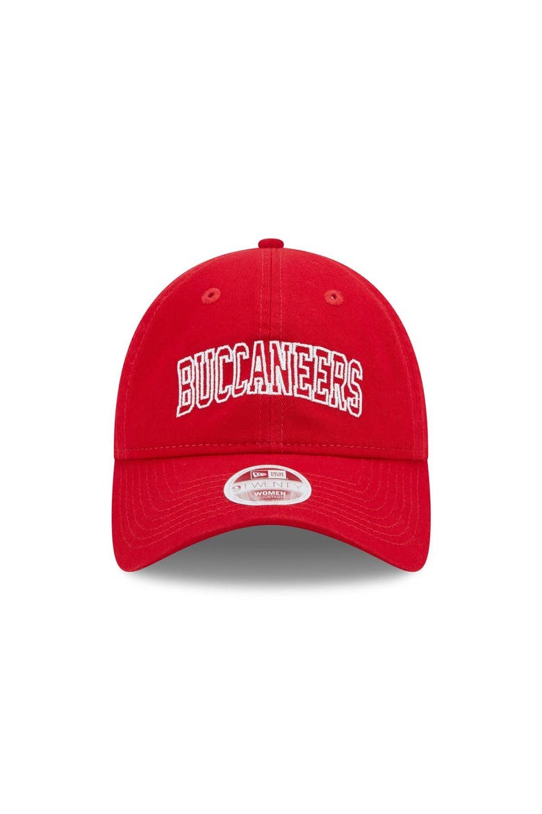 Women's New Era Red Tampa Bay Buccaneers Collegiate 9TWENTY Adjustable Hat, Alternate, color, Red