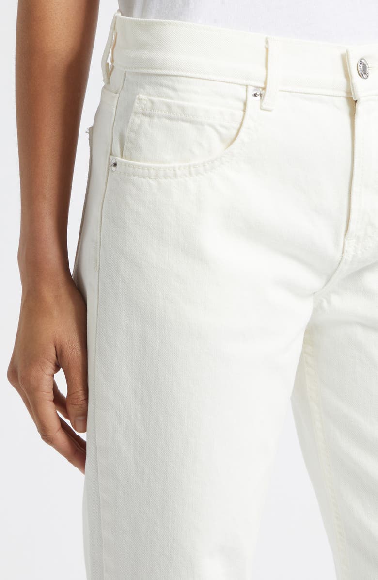 Nili Lotan Lorimer Straight Leg Jeans, Alternate, color, Cream