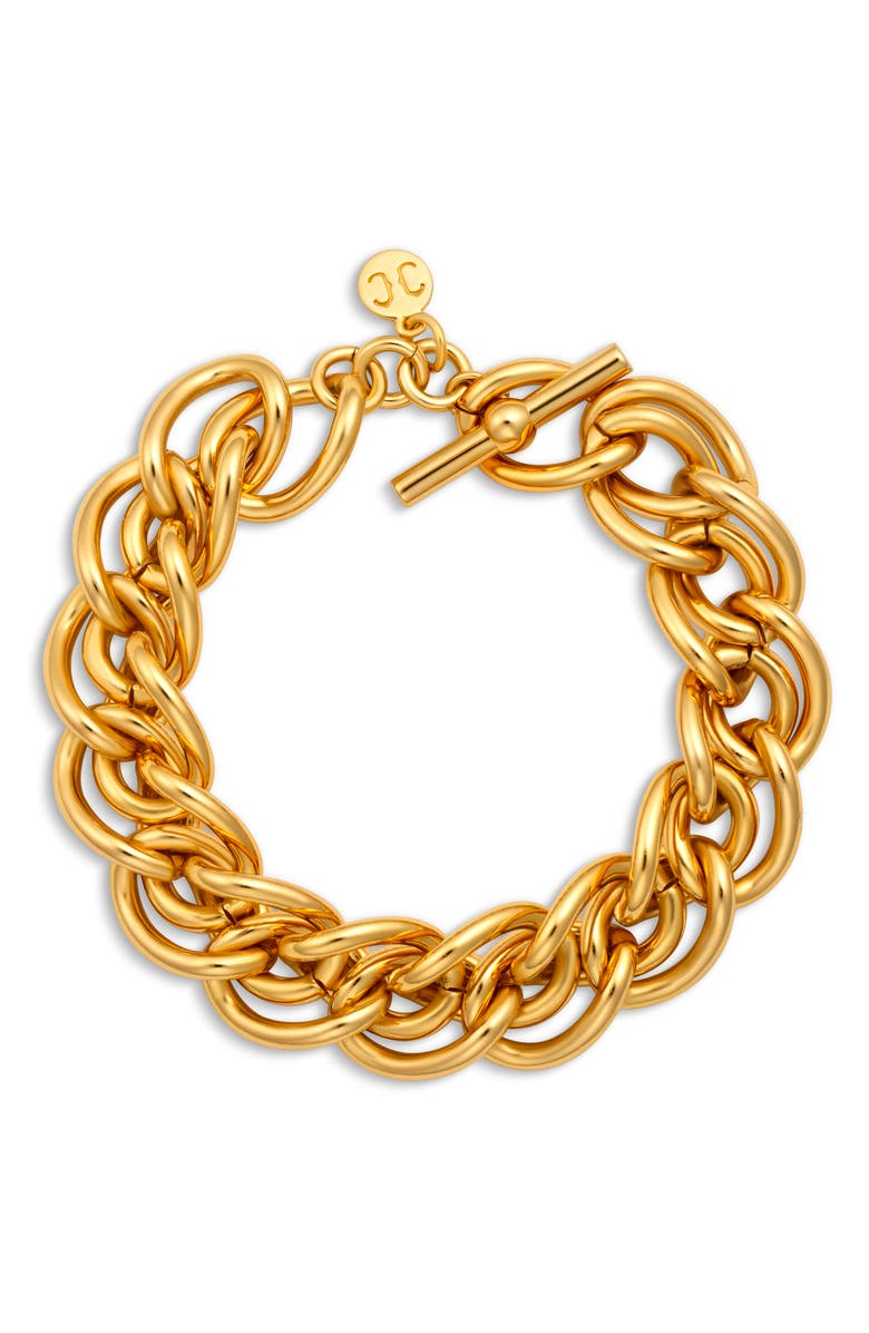 CHRISTINA CARUSO Braided Chain Bracelet, Main, color, 14K Gold