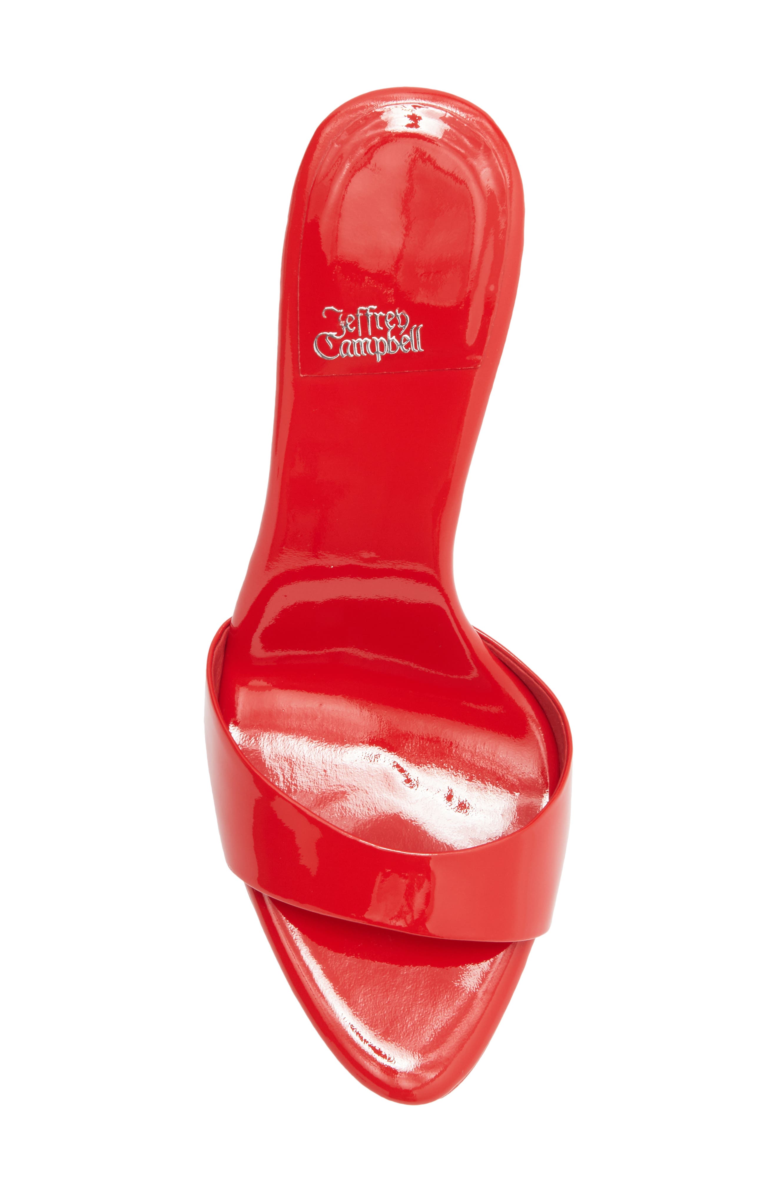 Ce-Soire Slide Sandal, Alternate, color, LIGHT RED PATENT