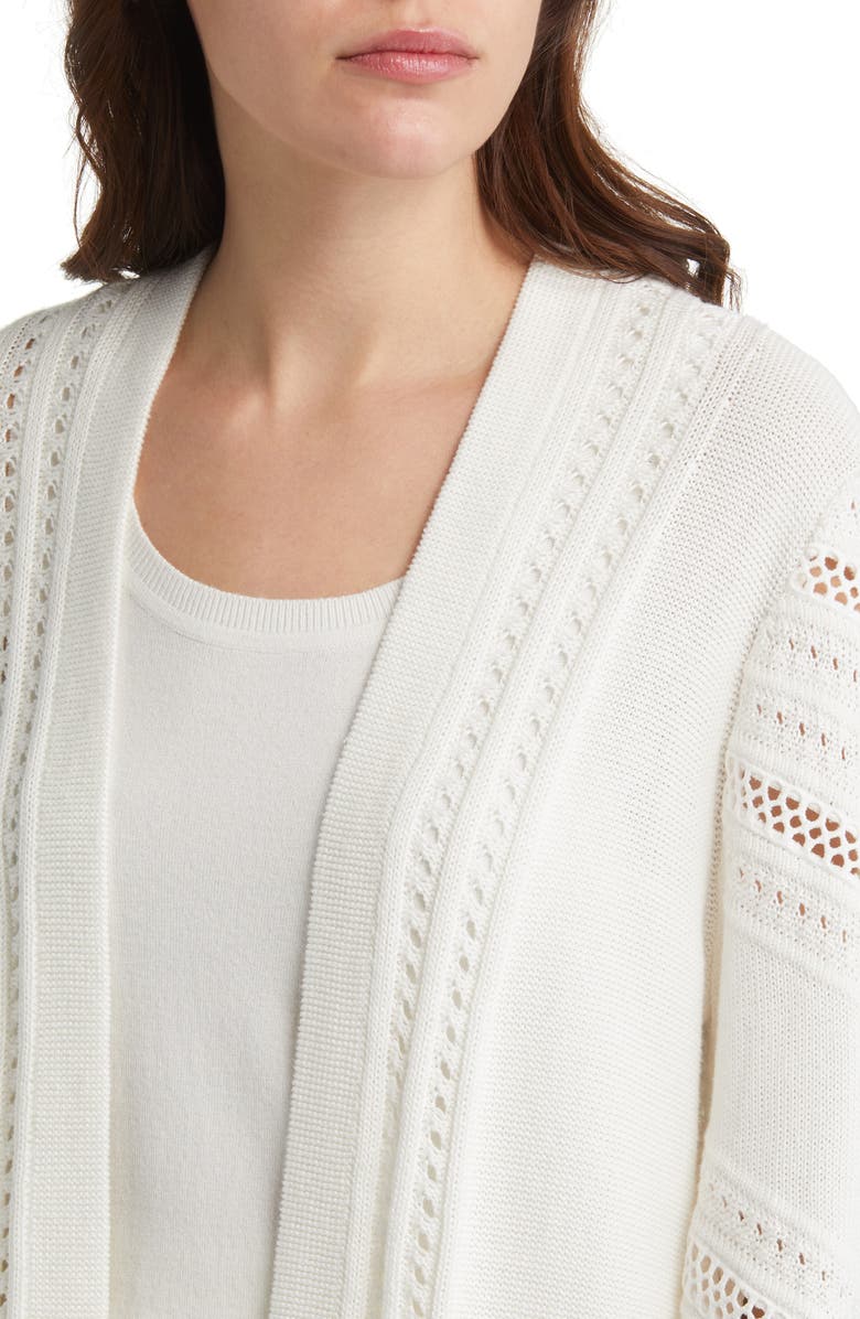 KOBI HALPERIN Tatum Linen Blend Open Stitch Sweater, Alternate, color,