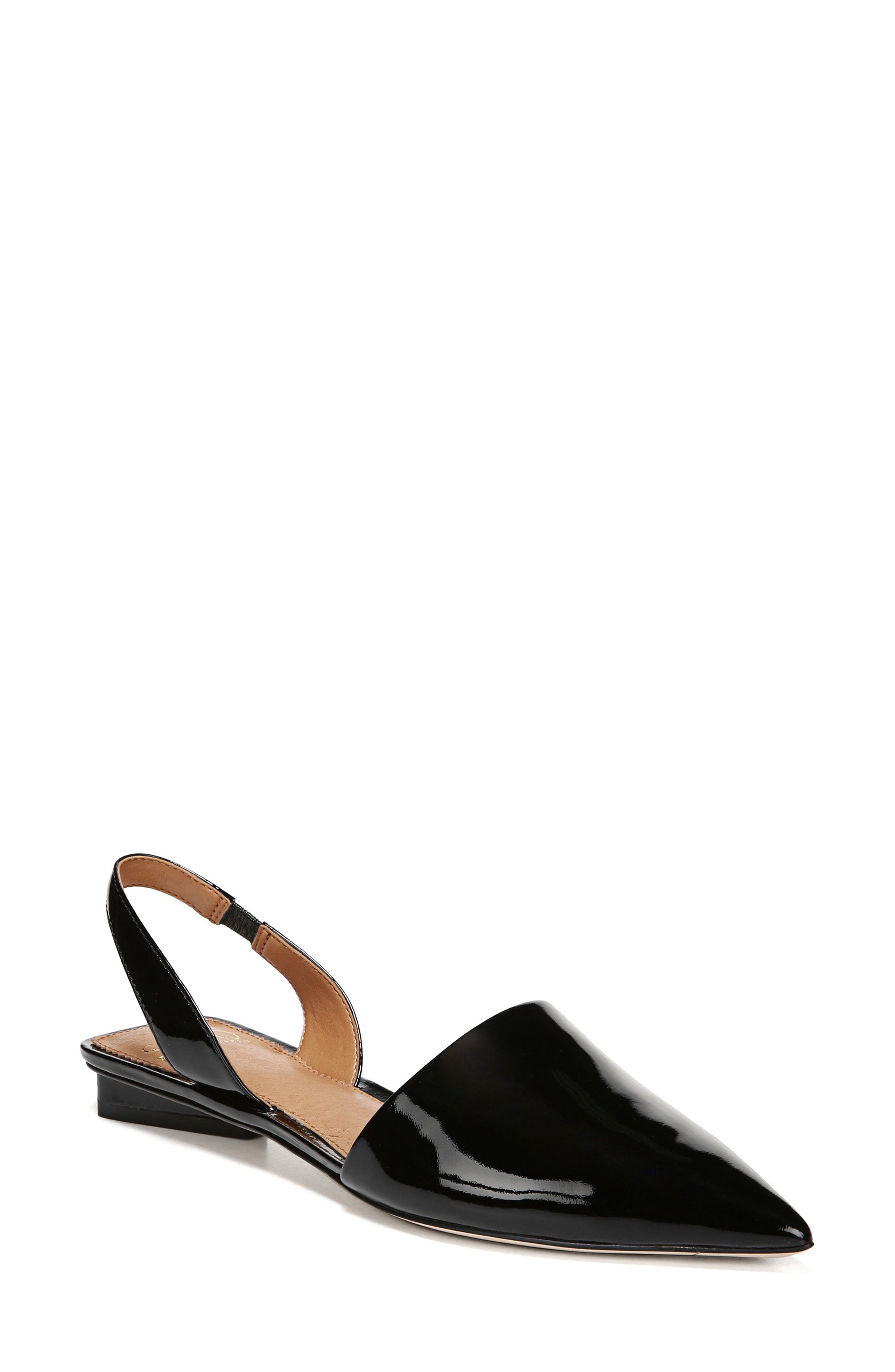 SARTO by Franco Sarto Pointed Toe Slingback Flat, Main, color, 