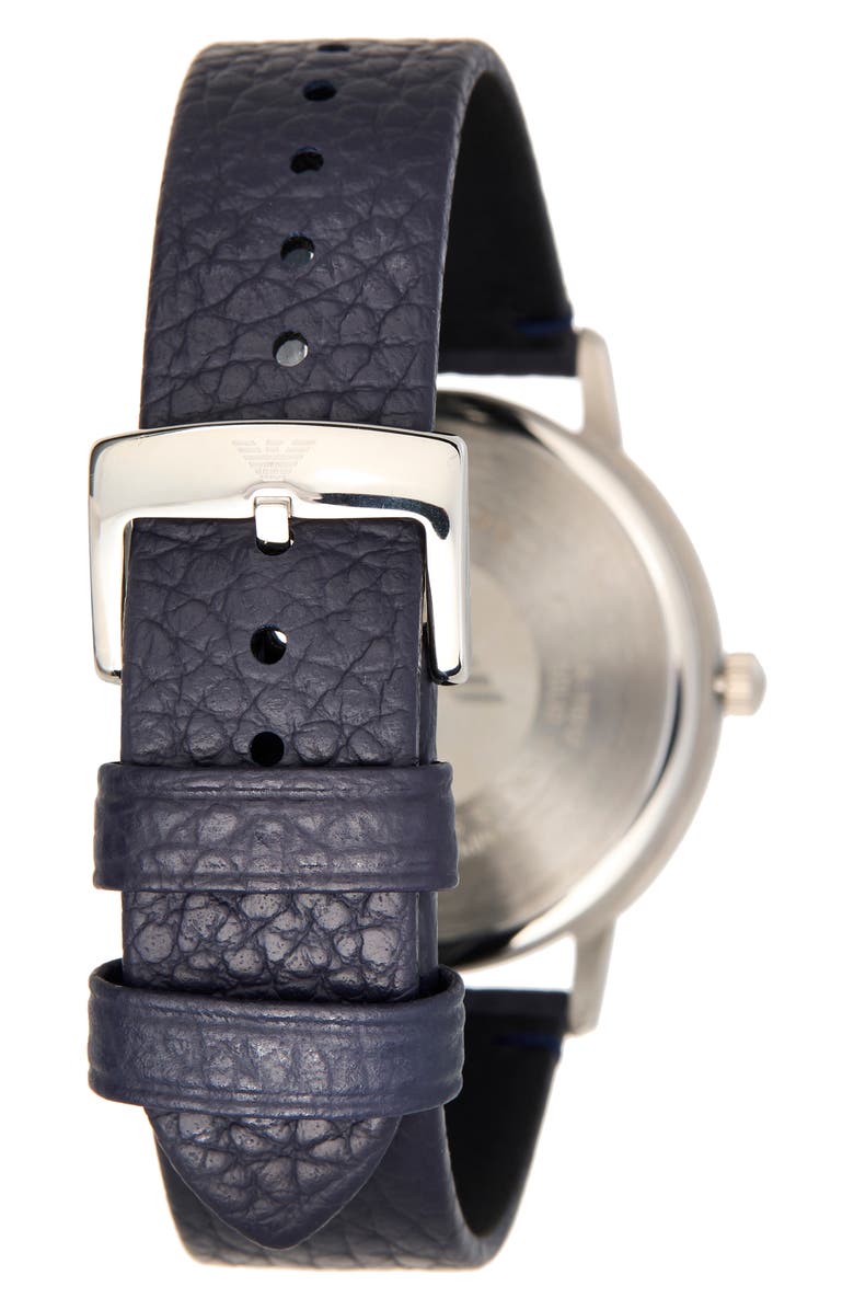 Emporio Armani Men's Kappa 3-Hand Quartz Leather Strap Watch, 41mm, Alternate, color, 