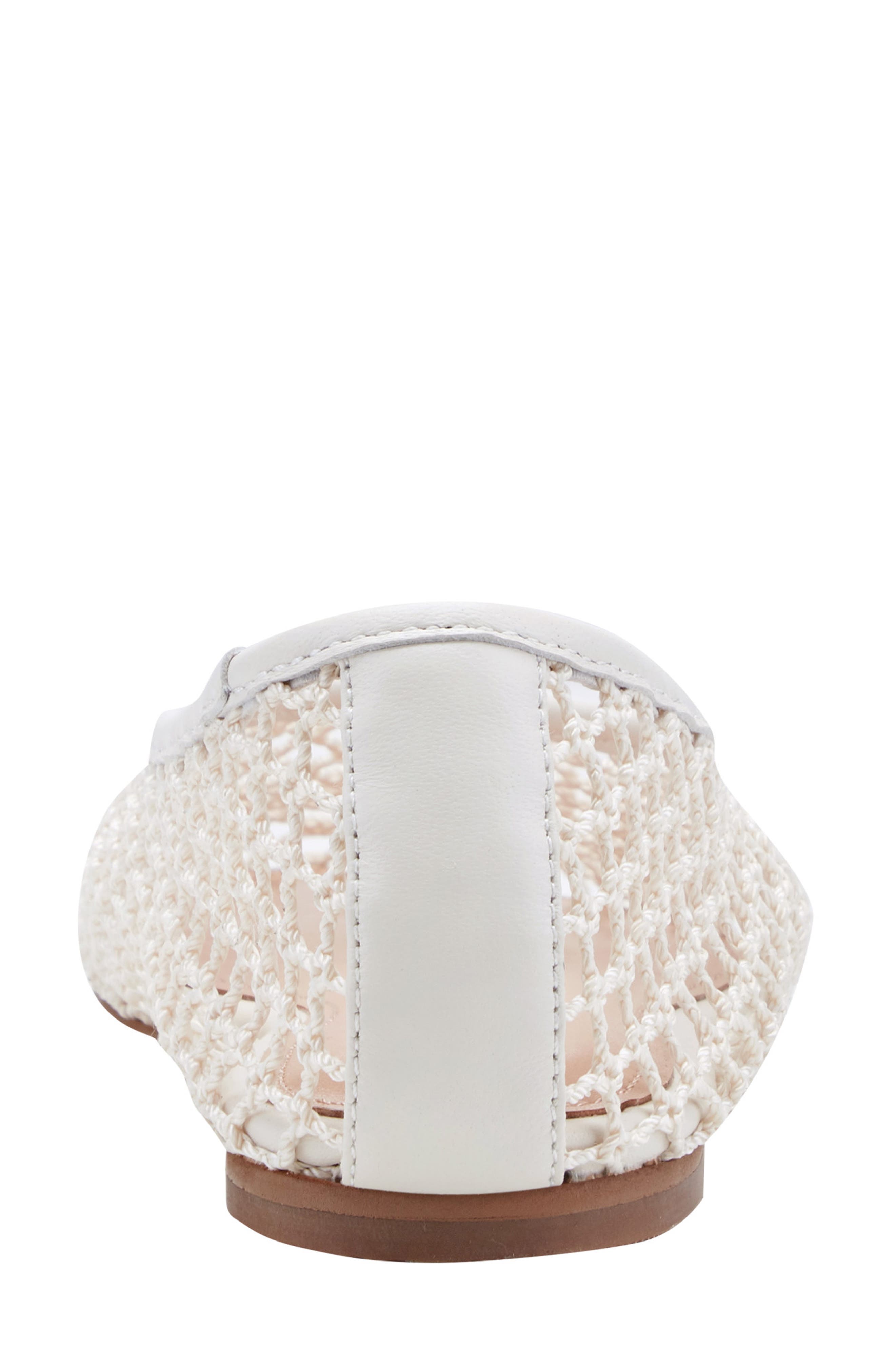 Marc Fisher LTD Jazlyn Pointed Toe Flat, Alternate, color, Ivory