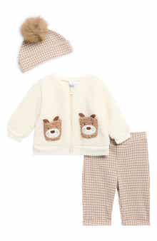 Kids' 3-Piece Puppy Jacket, Pants & Hat Set
